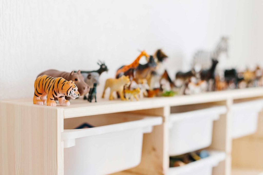 Animal miniatures for play therapy